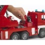 Bruder camion de pompieri MAN TGA cu scara, pompa de apa si sirena